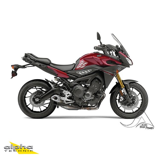 Stompgrip nero Volcano per modelli Triumph e Yamaha
