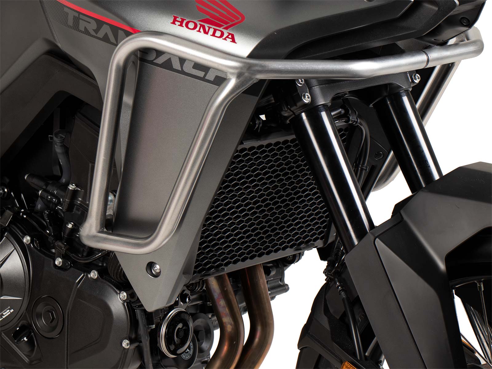 Protezione serbatoio argento per Honda XL 750 Transalp (25- ) Hepco & Becker