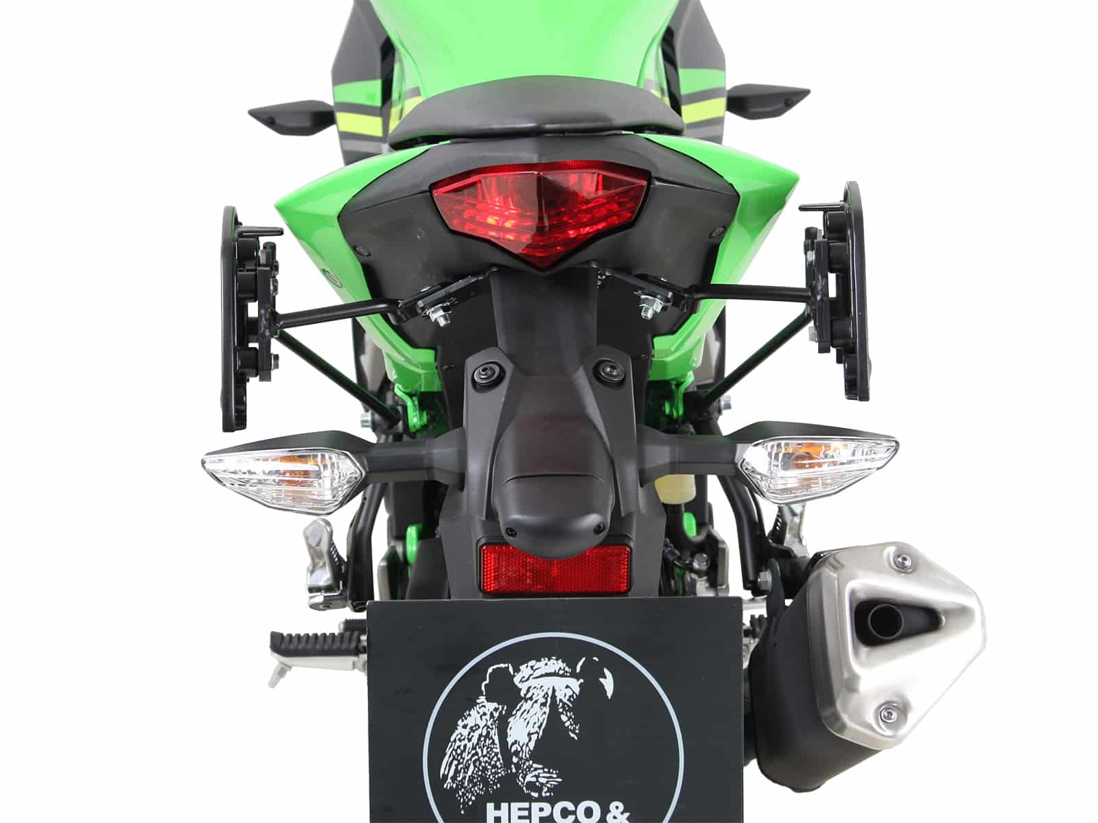 Portapacchi laterale C-Bow per Kawasaki Ninja 125 (18-) Hepco & Becker