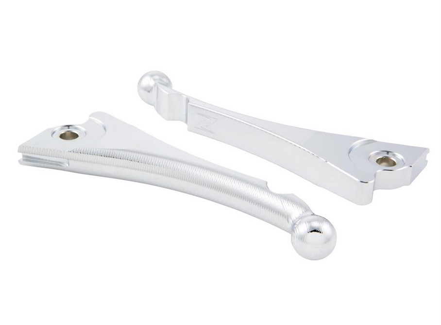 Set leva freno sport ZELIONI Shorty 3D per Vespa, destra e sinistra, cromata