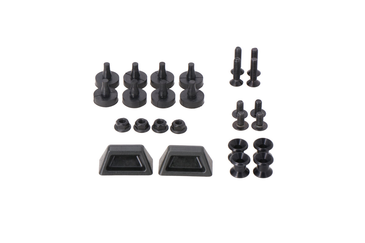 SW-Motech Kit adattatore per portapacchi laterale PRO per valigie laterali DUSC, per 2 valigie Originale SW-Motech