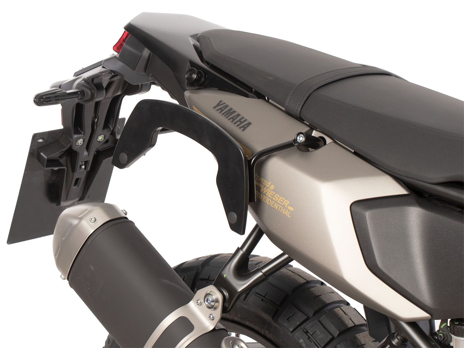 C-Bow portapacchi laterale nero per Yamaha Ténéré 700 Rally (25-) Hepco & Becker