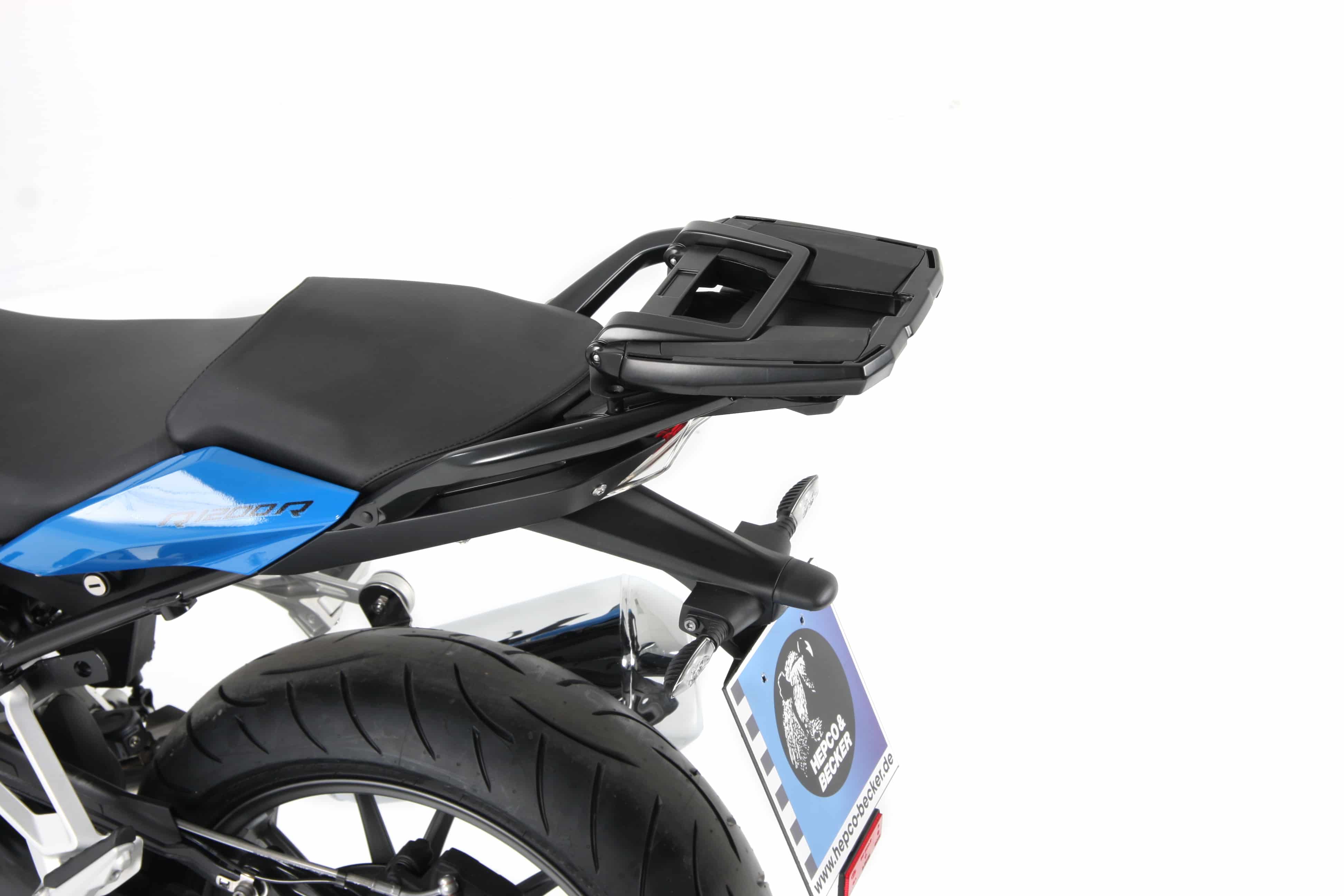 Easyrack portavaligie nero per portapacchi originale per BMW R 1250 RS (19-) Hepco & Becker