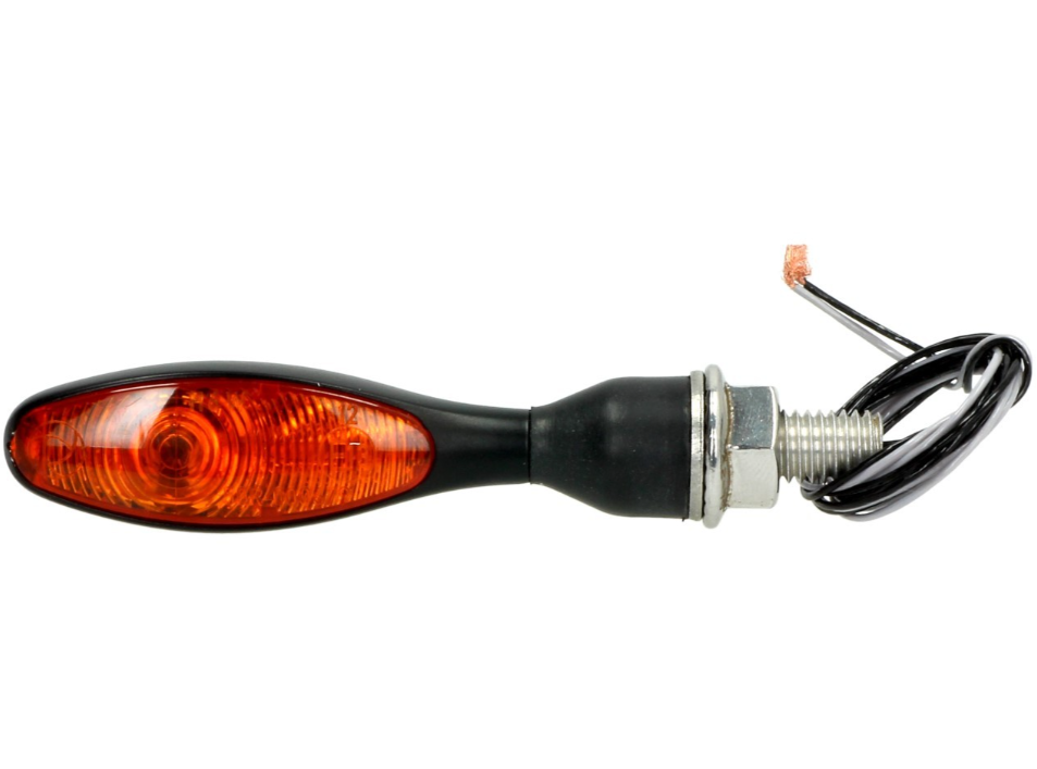 Indicatore Kellermann, Micro 1000 alogeno, acciaio, alogeno, HR/HL, 12 V, 6 W, nero satinato
