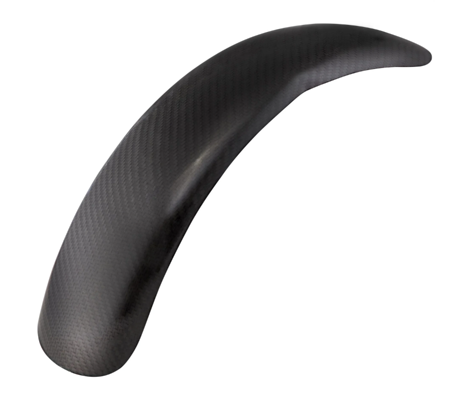 Parafango Garelli Race EVO II senza staffa universale, per Vespa PX 80-200ccm, carbonio trasparente