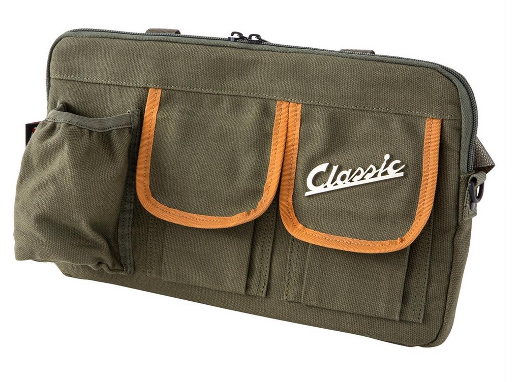 Borsa "Classic" per vano bagagli/portaoggetti Vespa - oliva, tela