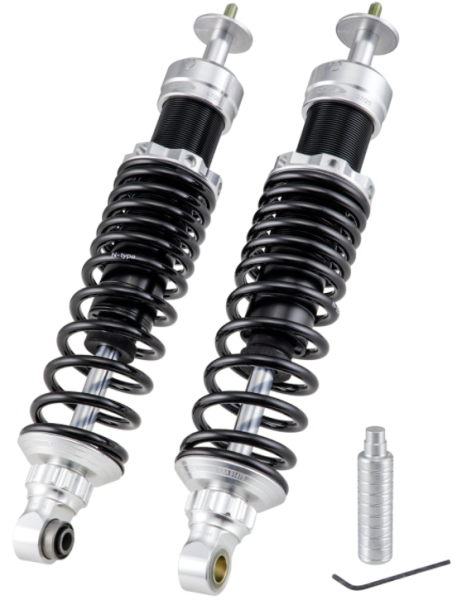 Ammortizzatore posteriore per Vespa GTS/​GTS Super/​GTV/​GT 60/​GT/​GT L 125-300ccm, argento