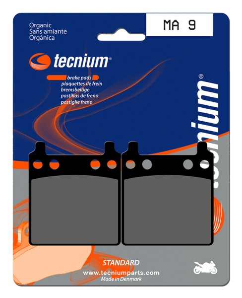 Pastiglie freno organiche Tecnium Street - MA9