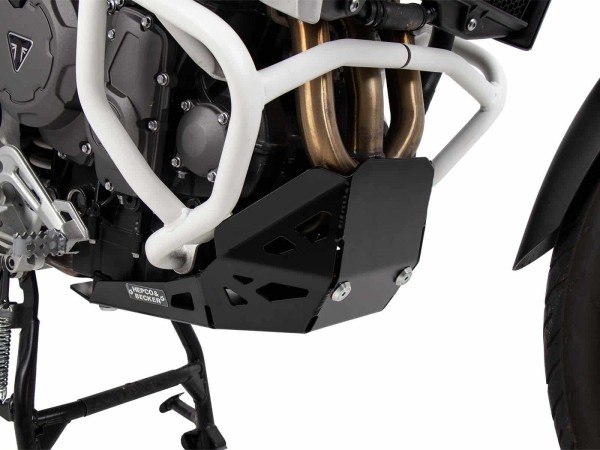 Piastra di protezione motore nera per Triumph Tiger 900 Rally / GT / PRO (20-) Hepco & Becker