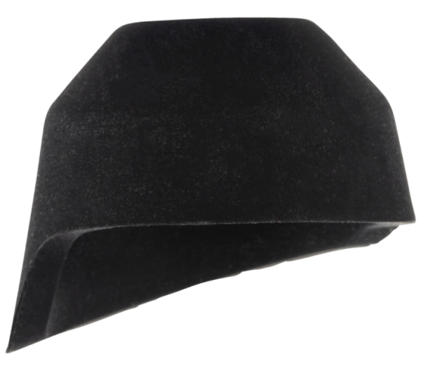 Specchio in gomma, destro per Vespa GTS/GTS Super 125-300cc ('17-), nero