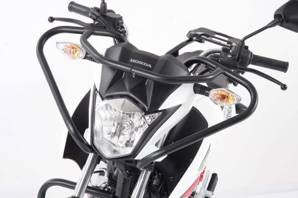 Barra di protezione anteriore nera per Honda CB 125 F (15-20) Hepco & Becker