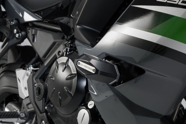 SW-Motech Kit paracolpi nero per Kawasaki Ninja 650 - SW Motech