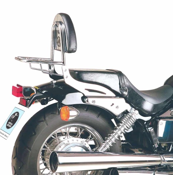 Sissybar con portapacchi cromato per Honda VT 750 DC Black Widow (00-03) Hepco & Becker
