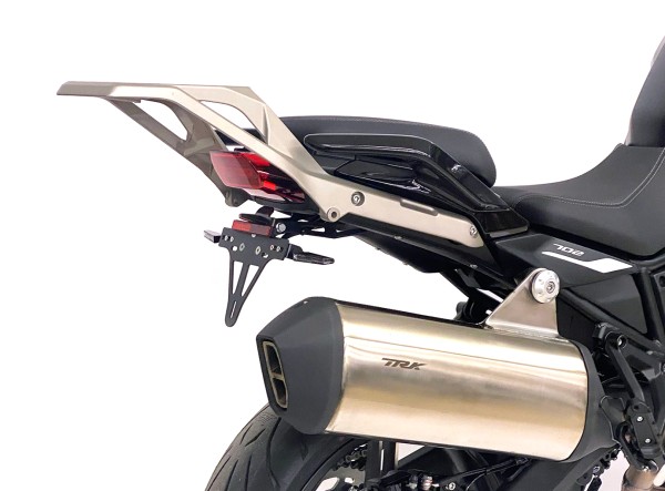 alpha Technik Kennzeichenhalter für Benelli TRK 702 / TRK 702X, Typ PA8, Modelljahr 2023-
