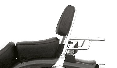 Sissybar con portapacchi cromato per Honda CA 125 Rebel (95-01) /CMX 250 Rebel (96-01)