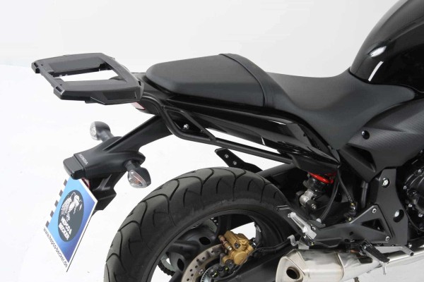 Portavaligie in alluminio nero per Honda CB 600 F Hornet (11-15) Hepco & Becker