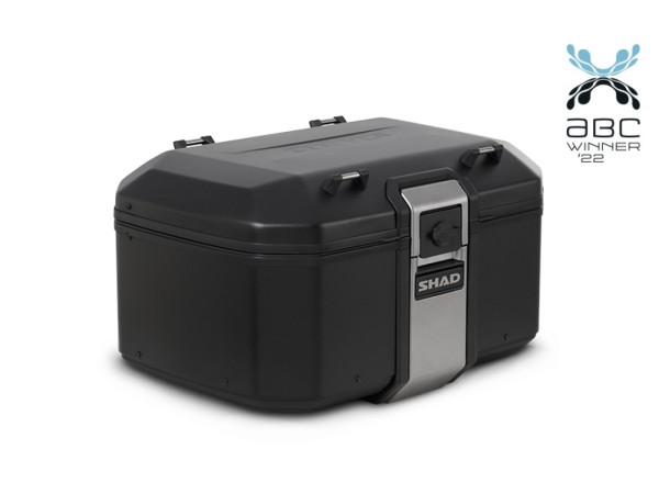 Baule Shad TERRA TR55 senza piastra di fissaggio, alluminio nero, 55 l