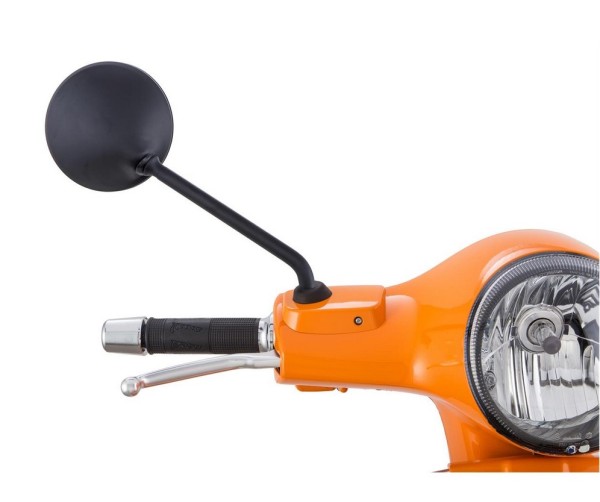 Specchio per Vespa LX/​LXV/​S/​GTS/​GTS Super/​GTV/​GT 60/​GT/​GT L 50-300ccm, nero opaco, destro