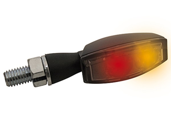 HIGHSIDER pro Blaze Luce posteriore a LED, luce freno, indicatore di direzione nero/tinta 3in1, omologato E (coppia)