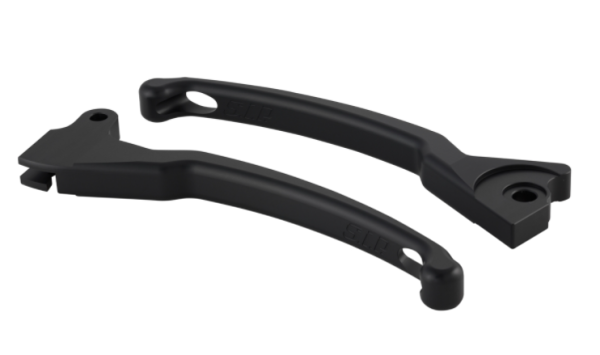 Set leva freno sportivo sinistra/destra per Vespa LX/​LXV/​S/​Primavera/​Sprint 50-150ccm, nero opaco