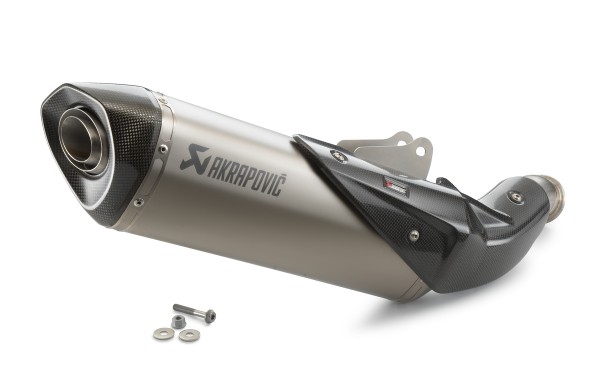 Sistema di scarico Akrapovic Slip-On LINE per KTM 890 Duke (Bj.20-)