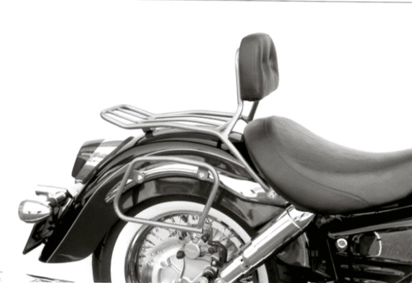 Solorack con schienale cromato per Honda VT 1100 C3 Shadow (98-00) Hepco & Becker