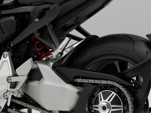 Copriruota posteriore look alluminio per Honda CB1000R (BJ 18-)