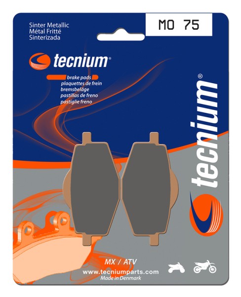 Pastiglie freno in metallo sinterizzato Tecnium MX/ATV - MO75