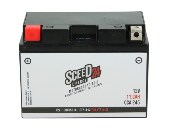 Batteria Sceed24 12 V, 11 A, gel / SLA