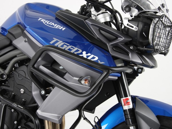 Barra protezione serbatoio nera per Triumph Tiger 800 XC/XCX/XCA (2015-2017)