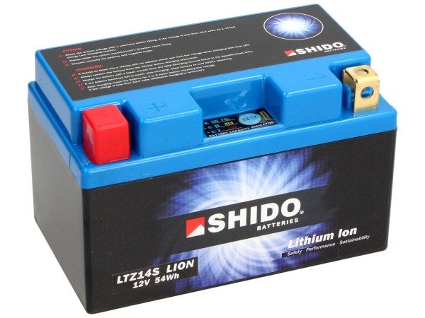Batteria Shido LTZ14S 12V 5A agli ioni di litio