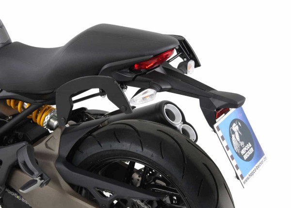 Portapacchi laterale C-Bow nero per Ducati Monster 821 (14-17) Hepco & Becker