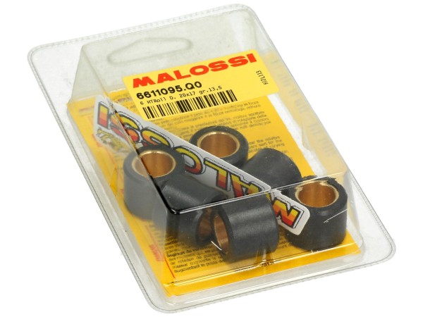 Set rulli variatore Malossi, 20x17 mm, 13,5 g, pezzi: 6