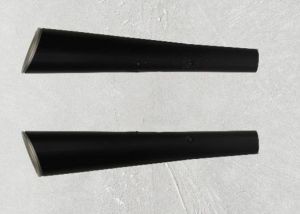 Silenziatore posteriore originale, nero, slip on per Moto Guzzi V9 Bobber