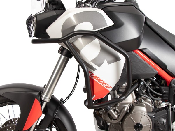 Barra di protezione serbatoio nera per Aprilia Tuareg 660 (25-) Hepco & Becker