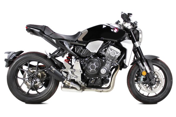 Silenziatore posteriore IXRACE MK2 Honda CB 1000 R, acciaio inox nero, omologato E, Euro4+5