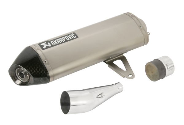 Silenziatore sportivo originale Honda SH300i AKRAPOVIC linea slip-on in titanio