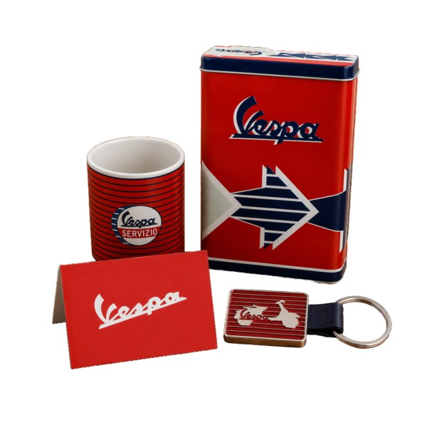 Pacchetto di gadget Vespa "Servizio Rosso"