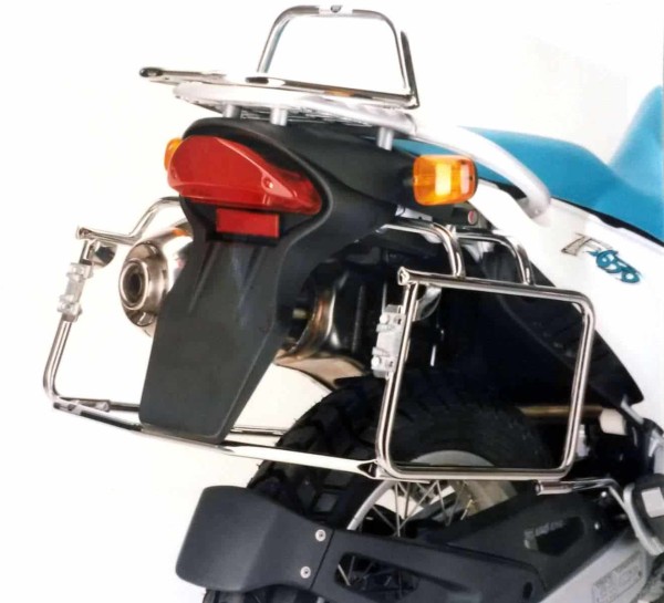 Portavaligie laterale fisso nero per BMW F 650 (93-96)/F 650/F 650 ST (97-00)