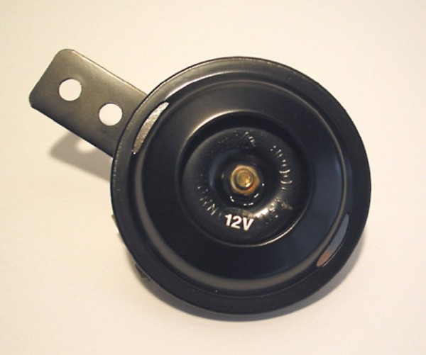 Clacson intelligente HIGHSIDER nero 12V, diametro 70 mm, 100 dB, omologazione E