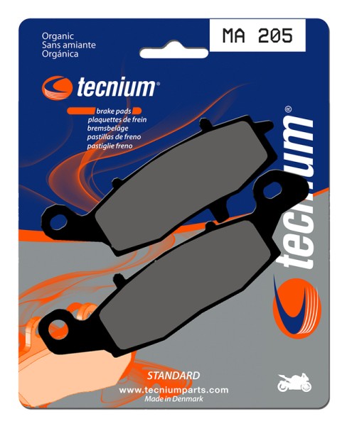 Pastiglie freno organiche Tecnium Street - MA205