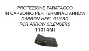 ARROW optionaler Carbon-Hitzeschutz für verschiedene ARROW-Endschalldämpfer
