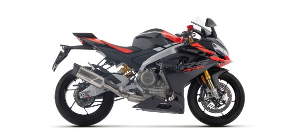 Impianto di scarico ARROW INDY RACE in titanio con terminale in carbonio per Aprilia RS 660 (25-)