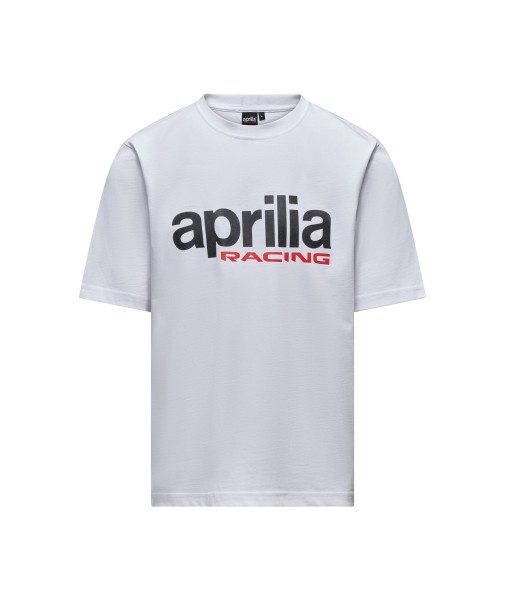 Aprilia T-Shirt Racing Colorata Uomo bianco