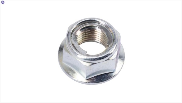 Dado per pignone M12 x 1,25 con collare, SW 19 mm