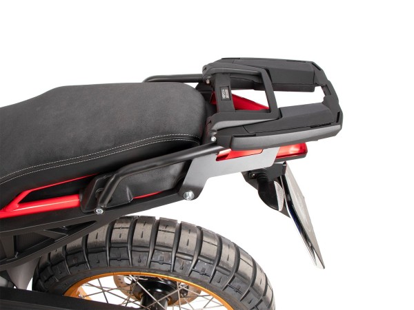 Easyrack porta bauletto nero per Aprilia Tuareg 660 Rally (25-) Hepco & Becker