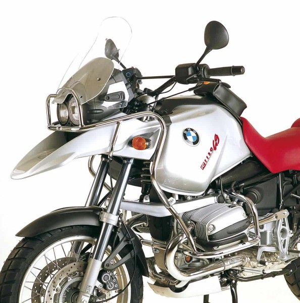 Protezione motore cromata per BMW R 1150 GS (00-04) Hepco & Becker