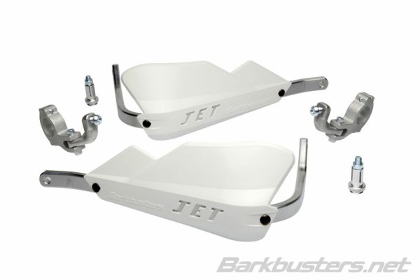 Barkbusters Jet Handguard Set Attacco a due punti Conico Bianco