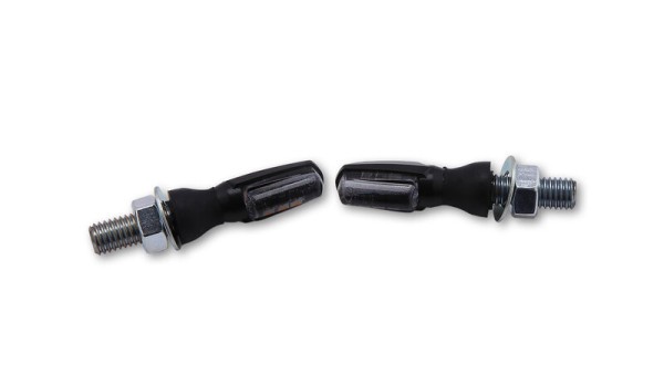 HIGHSIDER smart Spark LED indicatore di direzione/luce di posizione nero/tinta 2in1, omologato E (coppia)