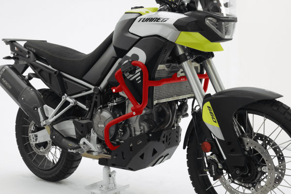 Barra antiurto rossa per Aprilia Tuareg 660